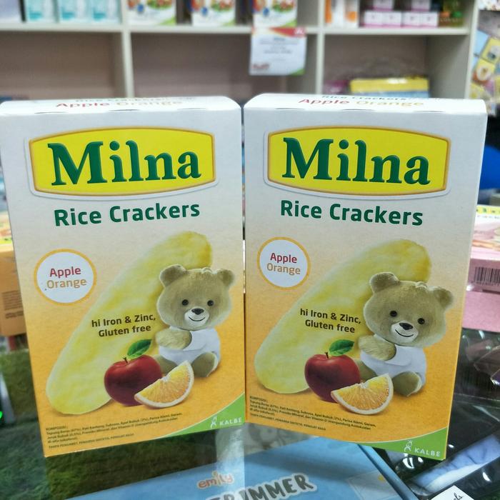 Gambar MILNA RICE CRACKER APPLE dari Momkenbabyshop undefined Tokopedia