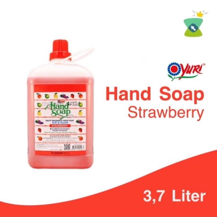Gambar YURI HAND SOAP GALON 3.7 LITER - Merah dari CLEANINGSTOREJKT undefined Tokopedia