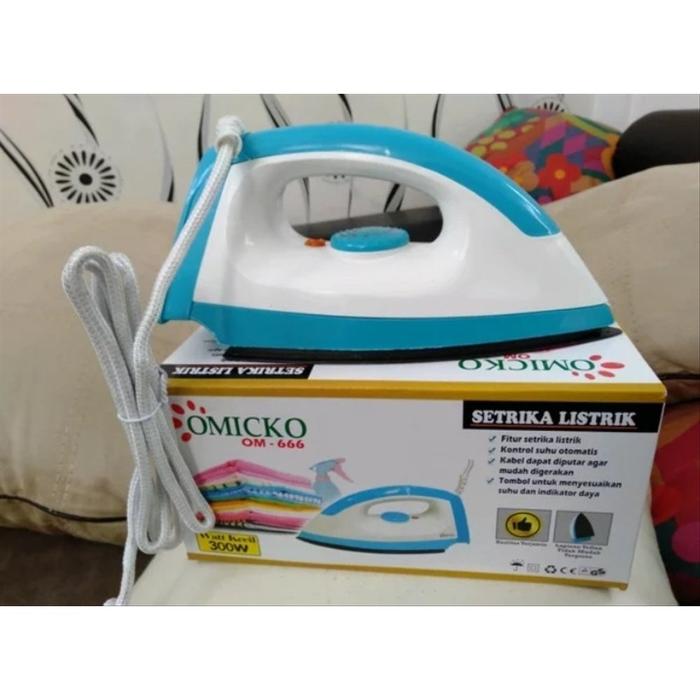 Gambar Omicko OM-666 Setrika Strika listrik OM666 baju murah dari Silf Electric undefined Tokopedia