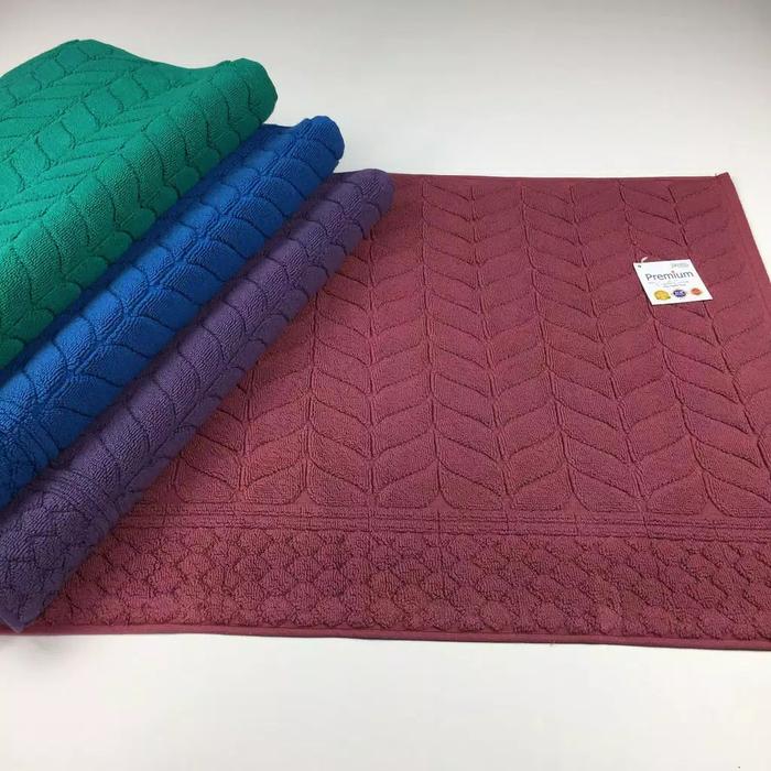 Gambar Keset Handuk Motif Daun Bahan Tebal By Terry Palmer 45*70cm - Random dari c0al shop undefined Tokopedia