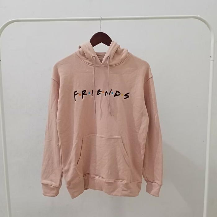 Jual Hoodie H&M Friends Baby Pink S Jakarta Barat