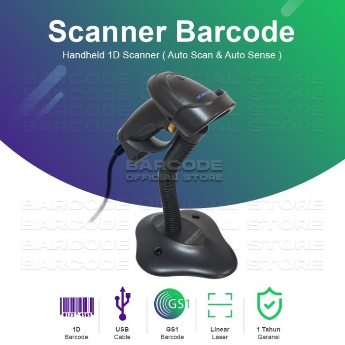 Gambar Scanlogic Barcode Scanner CS700 Plus CS-700+ USB Auto Sense With Stand dari Barcode Store Solutions undefined Tokopedia