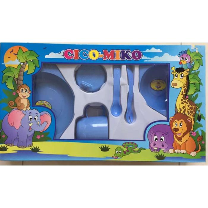 Gambar FEEDING SET CICO MIKO BESAR - PERALATAN MAKAN BAYI CICO MIKO BESAR - Biru dari NinoyNinoyBabyShop03 undefined Tokopedia