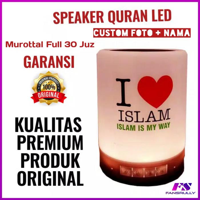 Gambar Speaker Murottal Al-Quran LED 30juz Lampu tidur speaker LED termurah dari Fansrully shop undefined Tokopedia