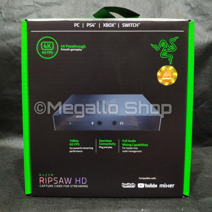 Gambar Razer Ripsaw Game USB Capture Card Stream 3.0 Gaming - Ripsaw HD dari Megallo Shop undefined Tokopedia