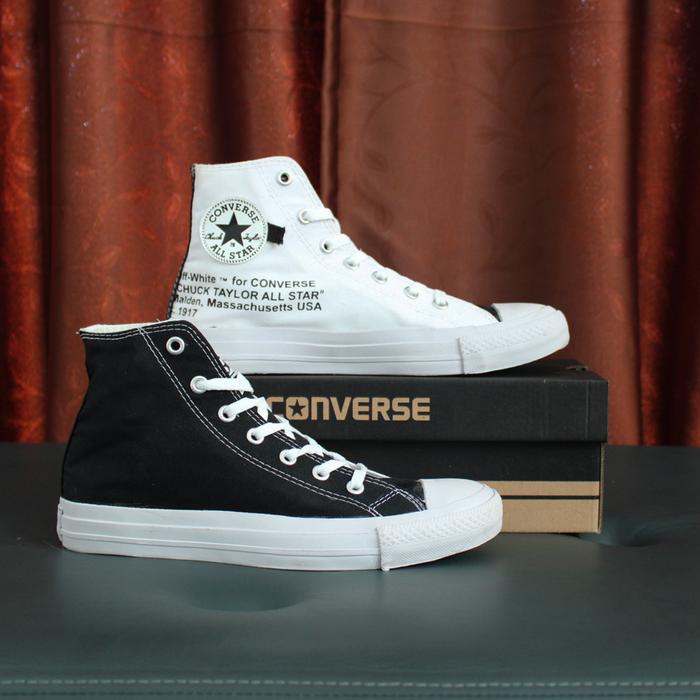 Sepatu Converse Off White 38 Sepatu Converse 70s X OFF White Black