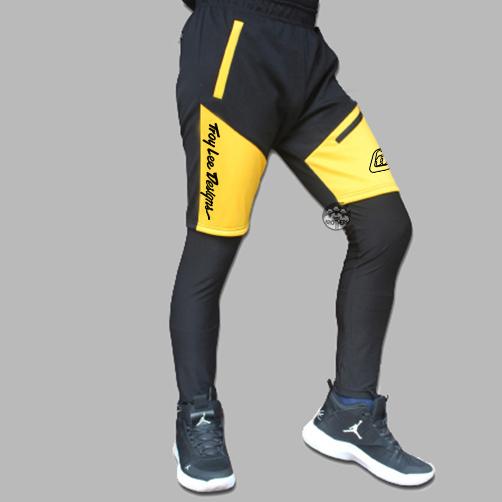 Gambar Celana Sepeda Gowes TLD 2in1 PREMIUM - Yellow, M dari Welzick Story undefined Tokopedia