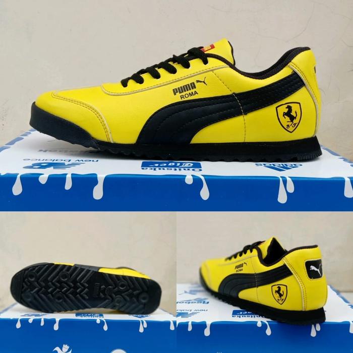 Gambar SEPATU SPORT PRIA CASUAL RUNNING PUMA - Kuning, 43 dari PavilliunStore undefined Tokopedia