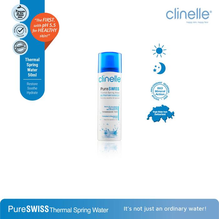 Gambar Clinelle - PureSwiss Thermal Spring Water 50 ml [Khusus Luar Pulau Jaw dari Clinelleid undefined Tokopedia