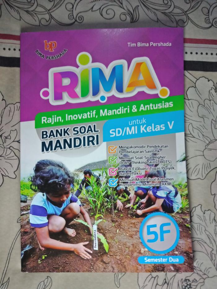 Jual Buku Bank Soal Rima Sdmi Kelas 5f Semester 2 - Kota Depok - Barang Instan Tokopedia