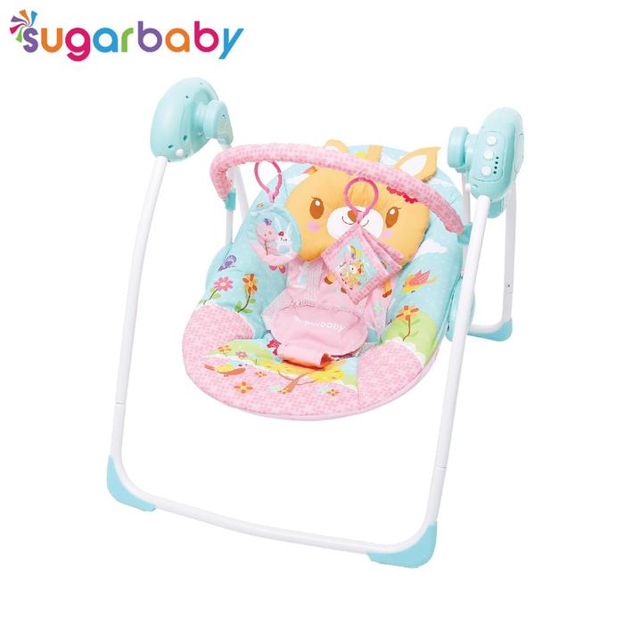 Gambar Sugar Baby Gold Edition Premium Swing Bouncer Bayi - Pinky Summer dari Mae Bebe undefined 5 Tokopedia