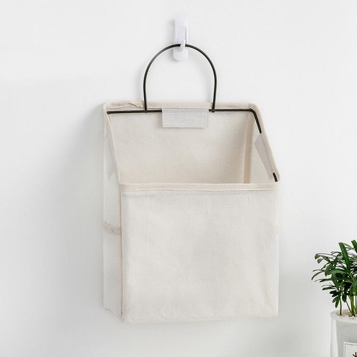 Gambar Storage Box Kotak Penyimpanan Kain Kanvas Kotak Penyimpanan Organizer - White dari Applum Official undefined Tokopedia