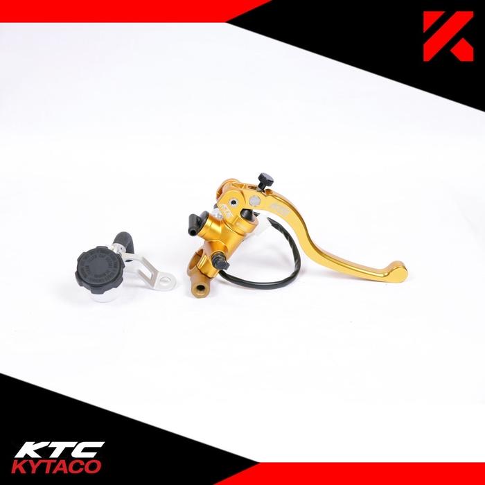 Gambar Master Rem Ktc Kytaco New 7nb Radial Kanan + Switch Universal Original - GOLD dari Vallenciamotor undefined Tokopedia