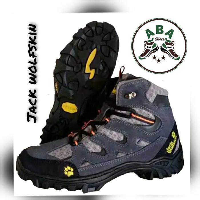 Gambar sepatu jack wolfskin gunung hiking outdoor safety boots pria - biru abu, 39 dari Onlineshopterpacaya undefined Tokopedia