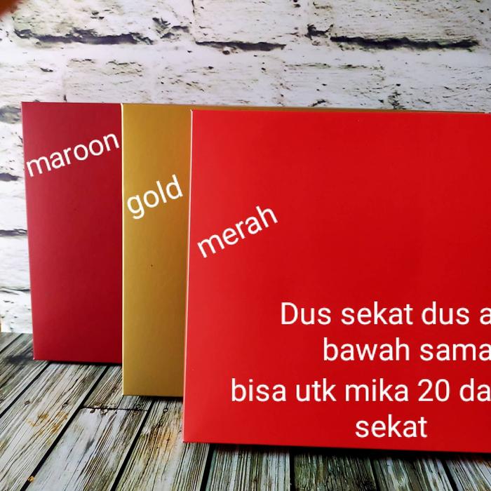 Gambar Dus Sekat, isi 10 pcs - Merah dari Bakestools undefined Tokopedia