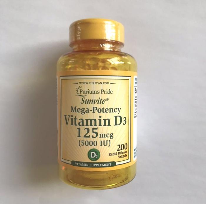Gambar PURITANS PRIDE VITAMIN D3 5000 IU ISI 200 SOFTGELL PURITAN D 3 5000IU dari serba doraemon undefined Tokopedia