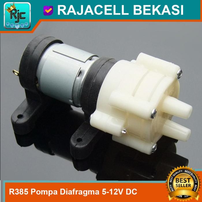 Gambar Pompa air mini 12V DC Diaphragma Water Pump printing diaphragm - Putih dari Rajaduino undefined Tokopedia