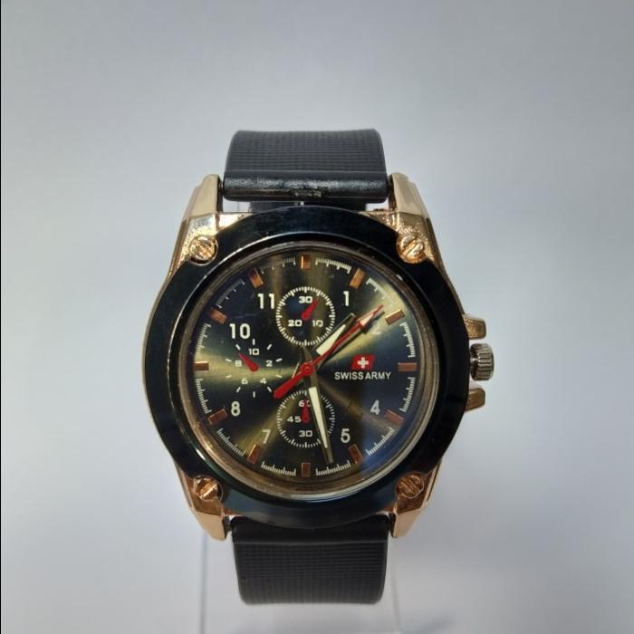 Gambar Jam Tangan Pria Analog Trendy 12583 TAli Rubber - Hitam Rose dari MerpatiPedia undefined Tokopedia