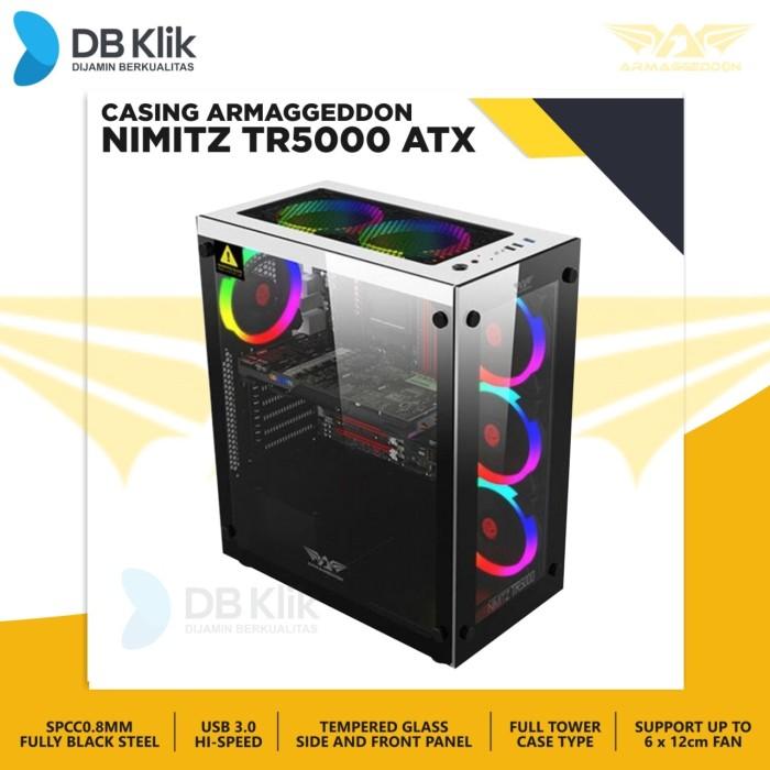 Casing Armaggeddon NIMITZ TR5000 White ATX - Armagedon NIMITZ TR 5000