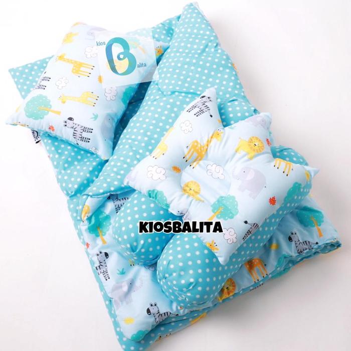 Jual Baby Bed Set Bedcover Selimut Bantal Cover Crown Mahkota