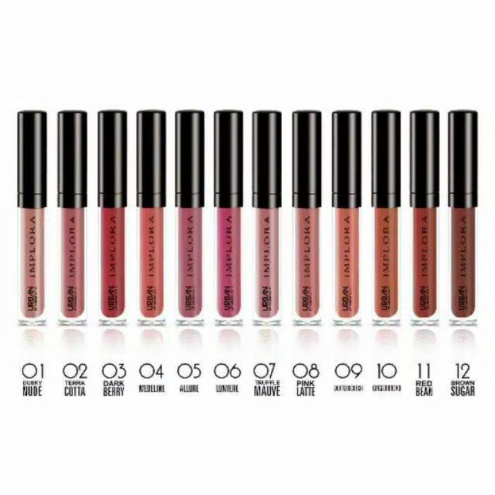 Gambar IMPLORA URBAN LIP CREAM MATTE LIPSTIK - 07-TraffleMouve dari ELLEA CLOTH undefined Tokopedia