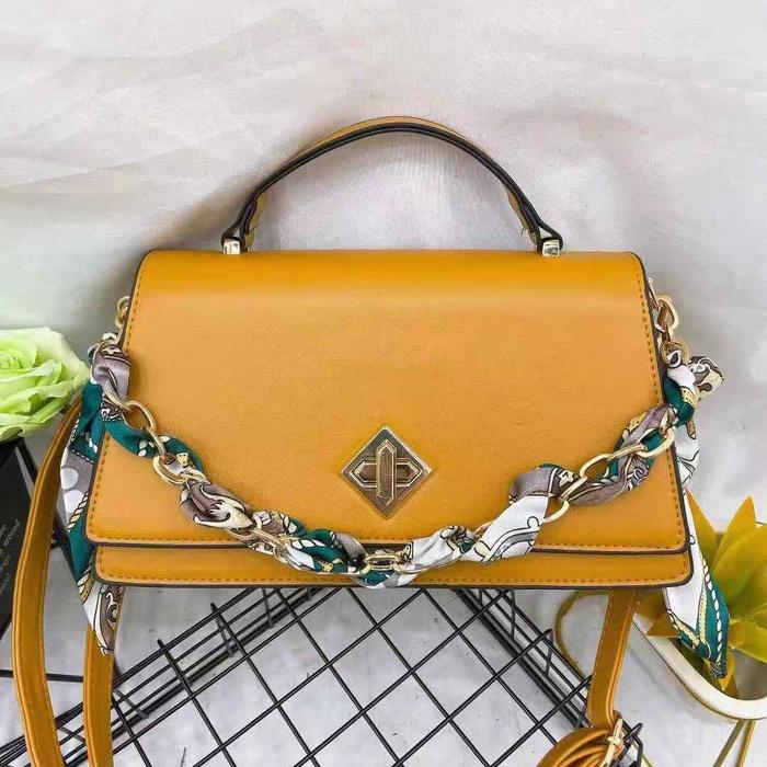 Gambar TAS PESTA WANITA TERBARU BAHAN KULIT UKURAN 28 X 9 X 14 / 333 - Hijau dari Tas.Grosir undefined 5 Tokopedia