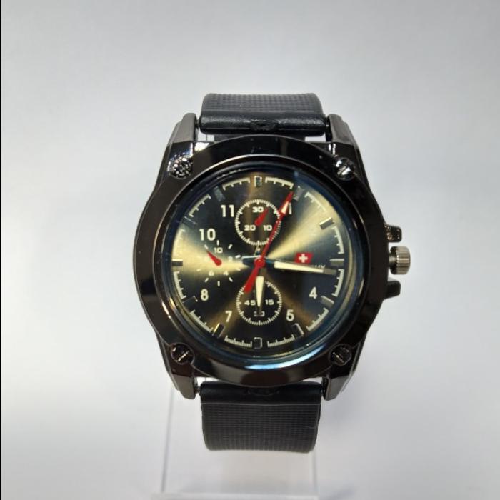 Gambar Jam Tangan Pria Analog Trendy 12583 TAli Rubber - Black dari MerpatiPedia undefined Tokopedia