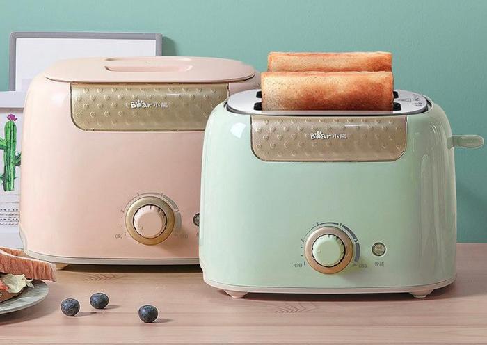 Jual Bread Toaster Pastel Pink Mint Pemanggang Roti Nordic