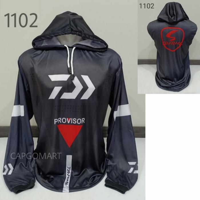 Gambar Baju Mancing H1102 Kaos Topi Hoodie Fishing Jersey - XL dari Cap Go Mart undefined Tokopedia