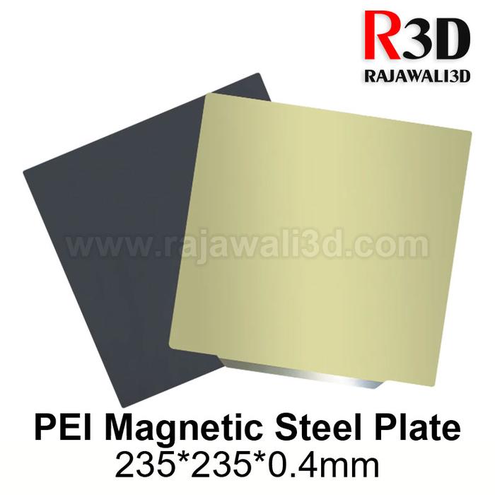 Gambar 3D Printer Buildtak PEI Magnetic Steel Sheet 235x235x0.4mm dari Rajawali3D undefined Tokopedia