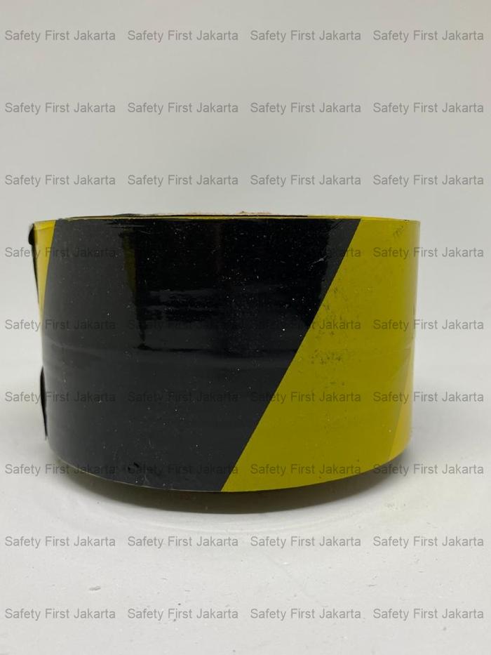 Gambar SAFETY GARIS PROYEK POLICE LINE BARRICADE TAPE UKURAN 3" X 300 METER - Kuning Hitam dari Safety First Jakarta undefined Tokopedia