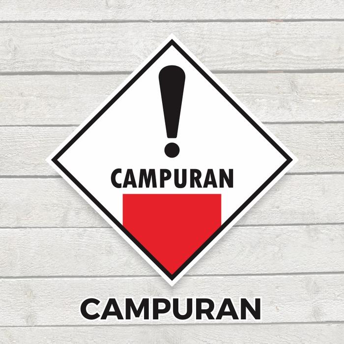 Gambar Sticker Label Simbol Limbah B3 Bahan Berbahaya dan Beracun 10 x 10 cm - Campuran dari Derrick Charlton Shop undefined Tokopedia