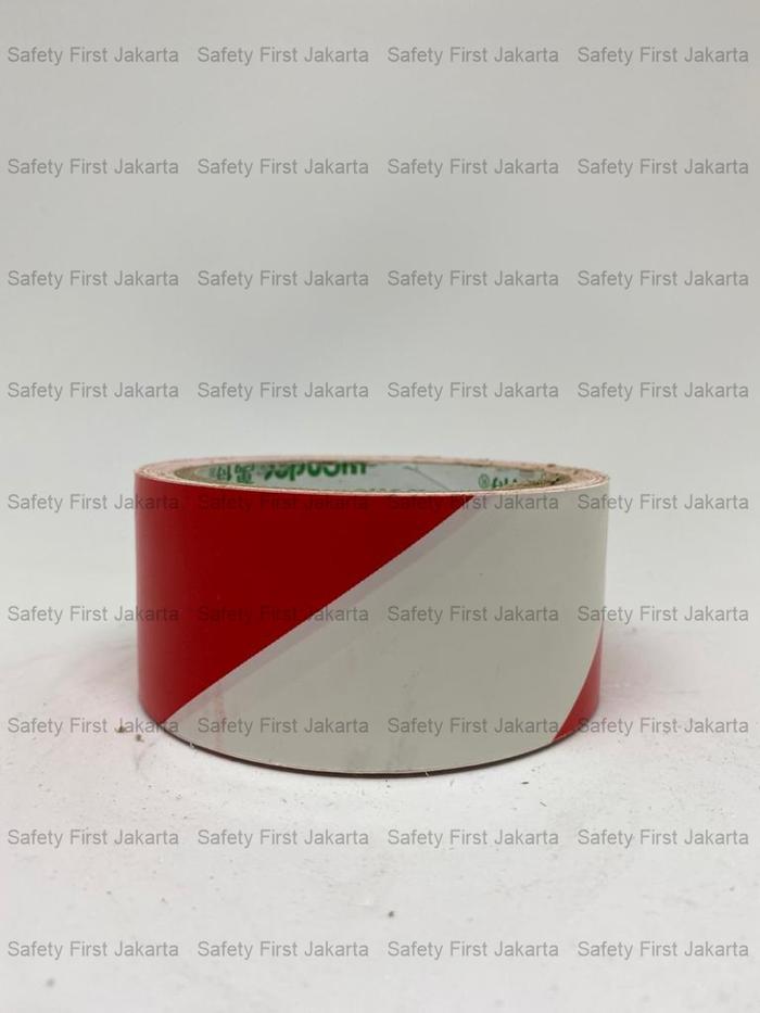 Gambar Warning Tape / Marking Tape Perekat Police line - MERAH PUTIH dari Safety First Jakarta undefined Tokopedia