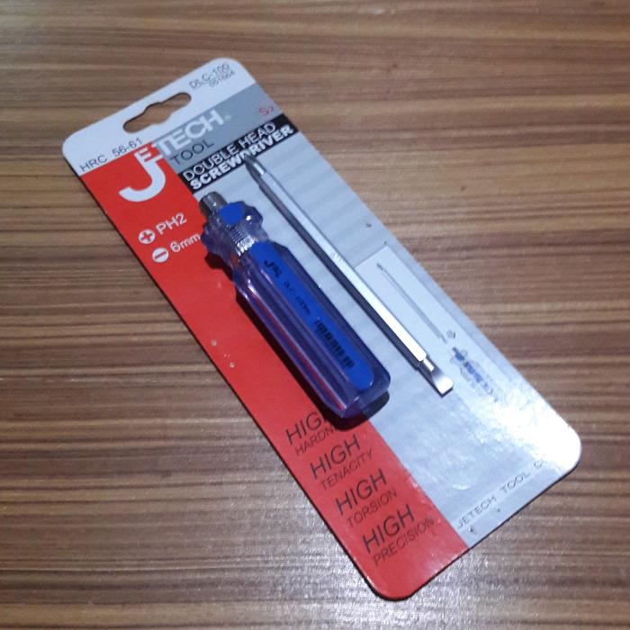 Gambar Obeng Plus Minus JeTech DLC-100 Obeng Bolak Balik JeTech DLC-100 dari ALPACETI undefined Tokopedia