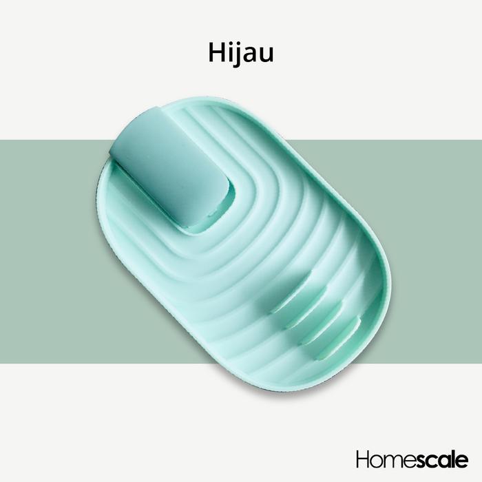 Gambar Tatakan Spatula / Tutup Panci - Hijau dari Homescaleid undefined Tokopedia