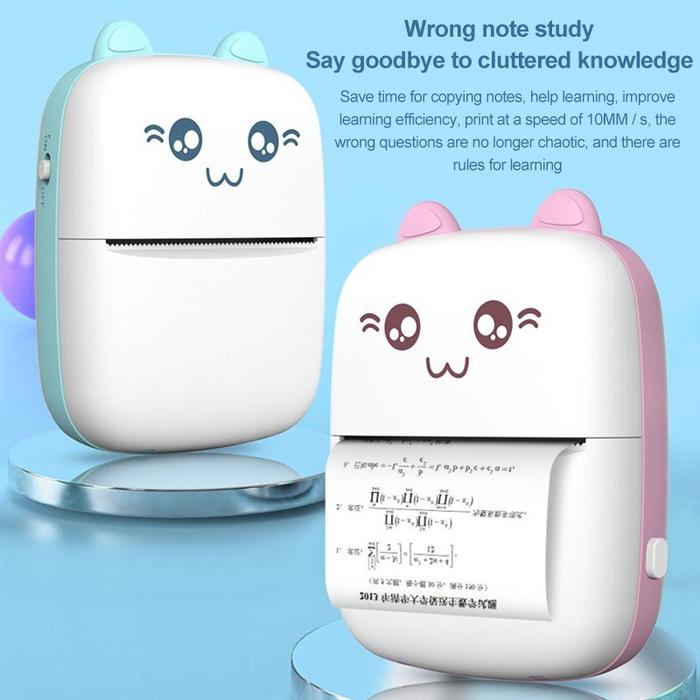 Gambar Print Camera Bluetooth Mini Portable Photo Printer Cartoon Thermal - Merah Muda dari Happy Indonesia88 undefined Tokopedia