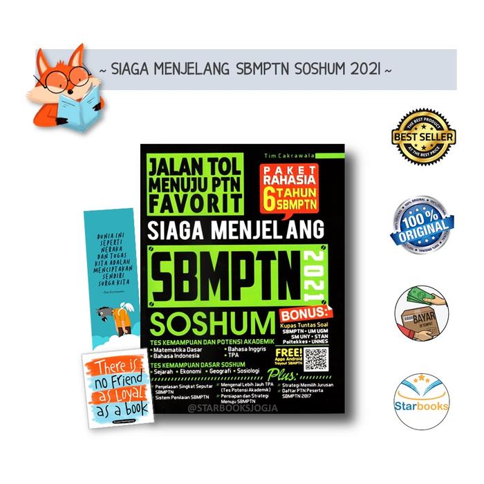 Jual Buku Siaga Menjelang Sbmptn 2021 Soshum Jalan Tol Menuju Ptn Cakrawala Kab Sleman Starbooks Tokopedia