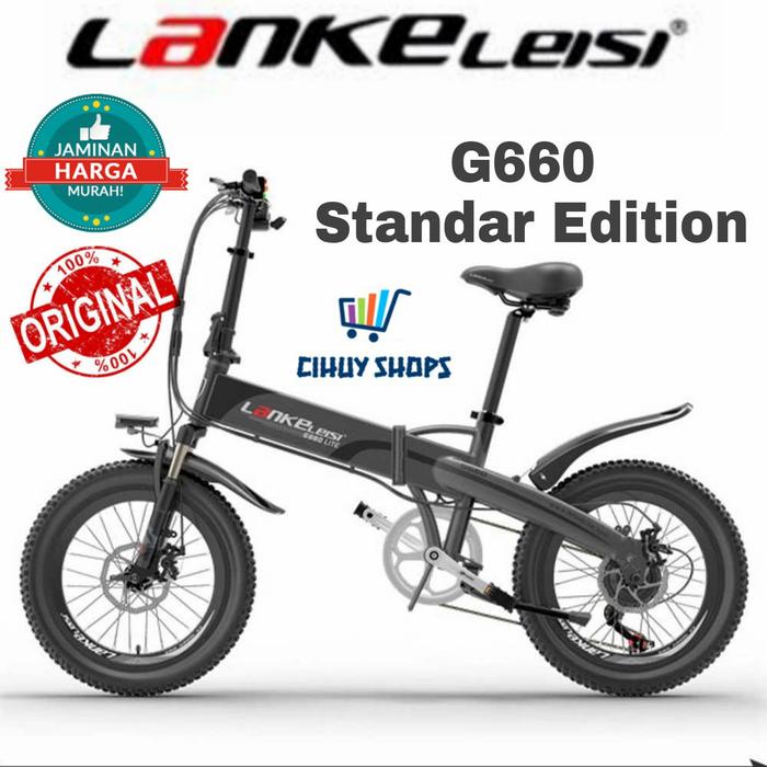 Lankeleisi G660 Lite Lankeleisi Sepeda Listrik Lipat Folding Bike