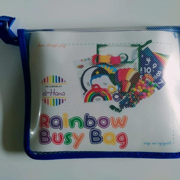 Gambar Rainbow Busy Bag Elhana Mainan Edukasi Anak dari bukulakutoko undefined Tokopedia