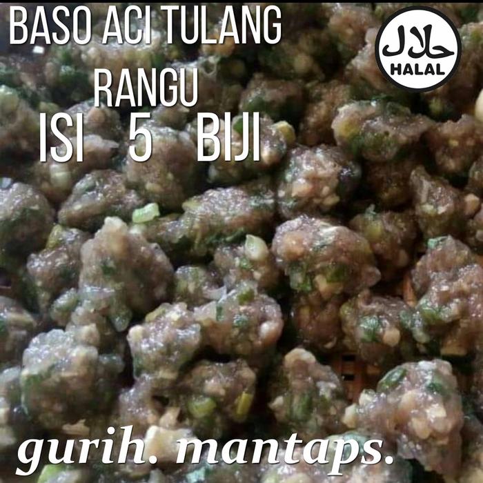 Gambar baso aci boci bakso tulang rangu cirawang isi 5 biji dari GROSIR BASO ACI 99 undefined Tokopedia