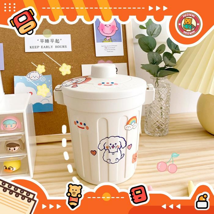 Gambar Tempat Sampah Penyimpanan Serba Guna Desktop Mini Portable Bin OB0017 - random dari Meowmi Stationery and Fancy undefined Tokopedia