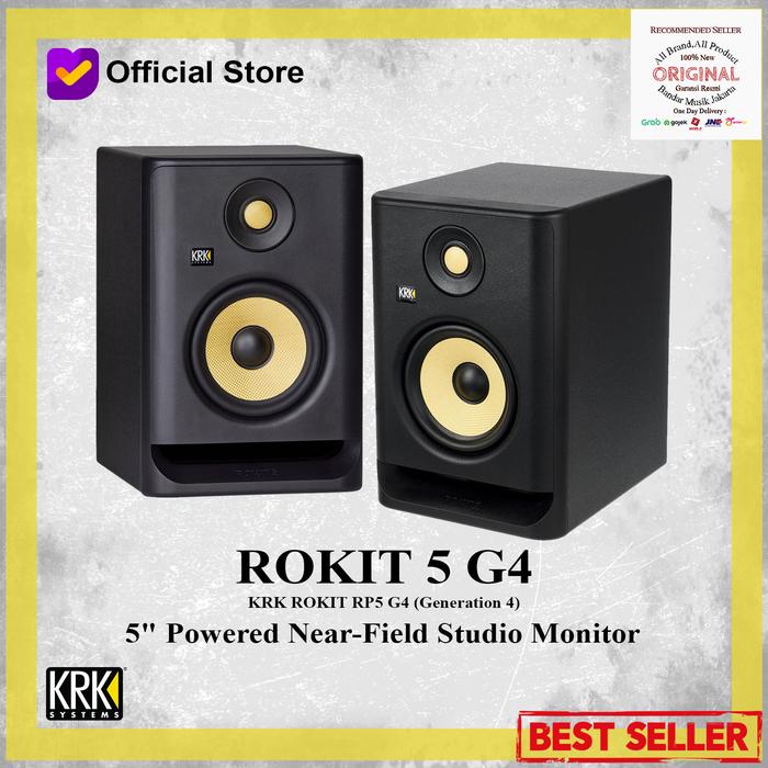 Gambar KRK Rokit 5 G4 Speaker Monitor Studio Flat,BMJ dari Bandar Musik Jakarta BMJ undefined Tokopedia