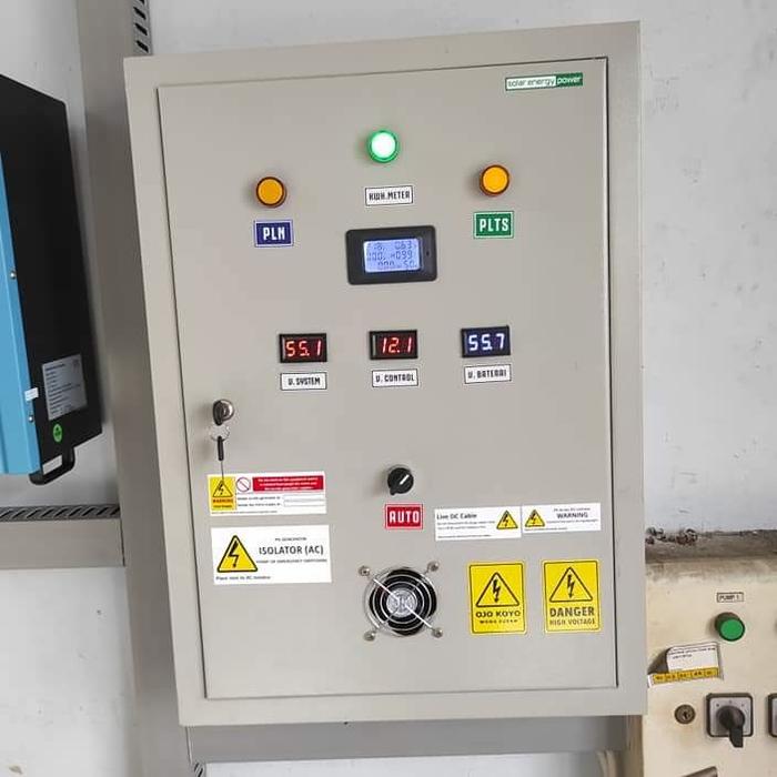Paket Lengkap Inverter DC to AC 1000watt Double PWM 30A with ATS LVD