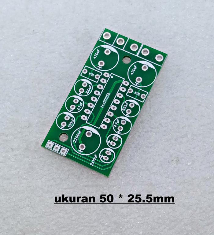 Jual PCB TEA2025b Stereo 3 watt Power 