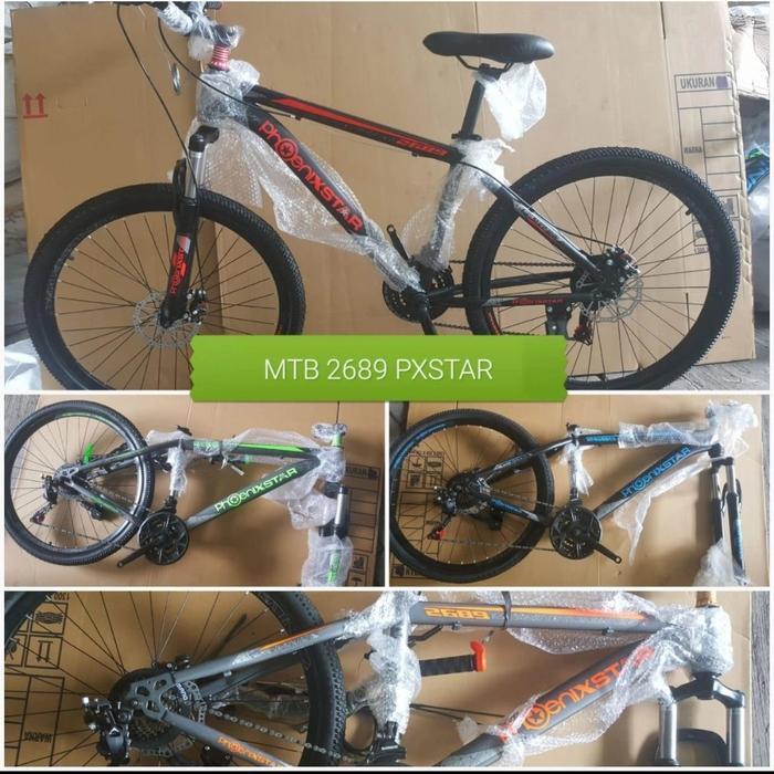 Gambar sepeda mtb gowes murah ukuran 26 dan 27.5 dari Agung sepeda undefined Tokopedia