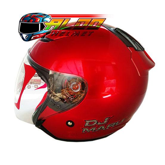 Gambar HELM KYT DJ MARU MAROON ORIGINAL SNI TERLARIS - M dari aldohelm2 undefined Tokopedia