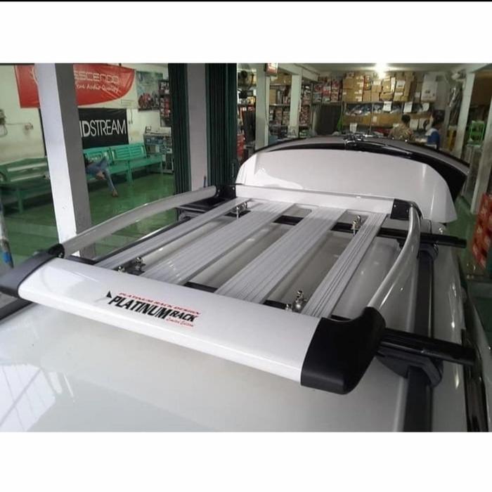 Gambar Roofrack atas bagasi Platinum rack + crosbar - Putih dari toko berkah utama undefined Tokopedia
