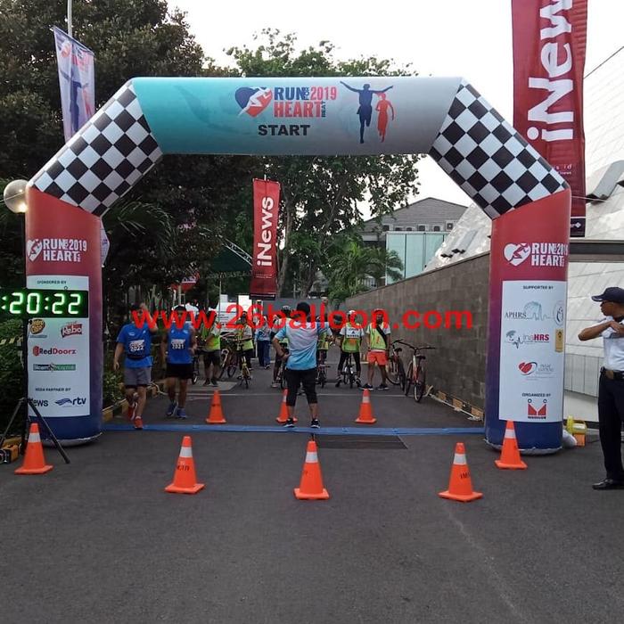 Jual Balloon Gate PVC 4m x 6m (Balon Gapura / Start Finish / Pintu ...