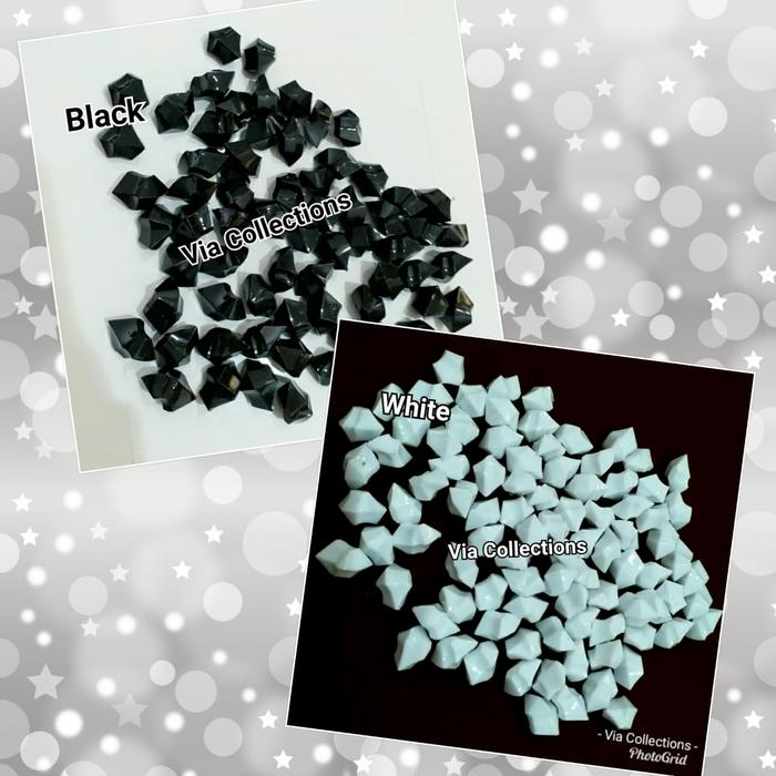 Gambar Batu Kristal Acrylic KILOAN - Hiasan Aquarium Vas dll - BW 1kg, 1.4 dari Via Collections Pwt undefined Tokopedia