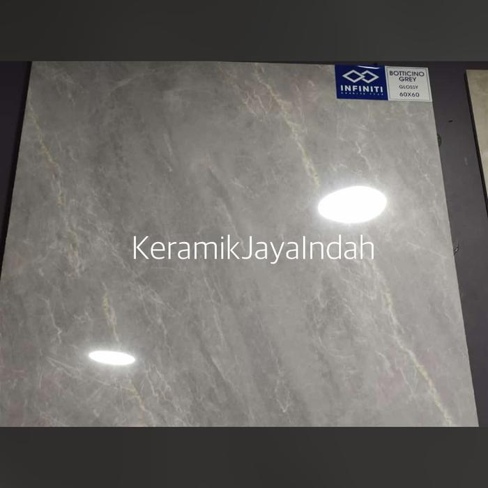 Gambar INFINITI BOTTICINO 60 x 60 GLOSSY GRANITE TILE KERAMIK LANTAI - Grey dari keramikjayaindah undefined Tokopedia